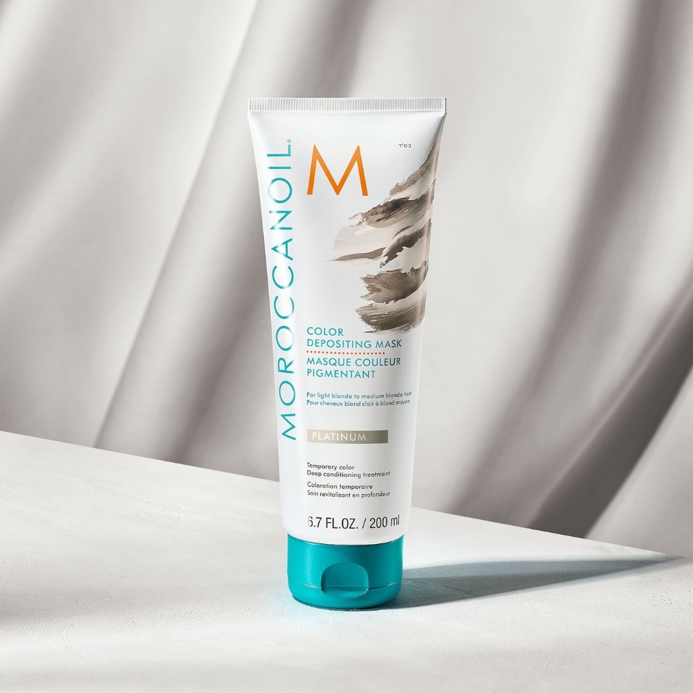 Moroccanoil Color Depositing Mask - Color Platinum/Silver Size: 200 mL